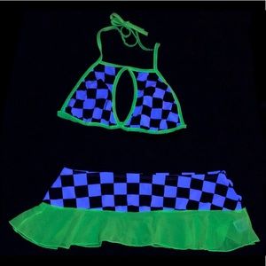 NWOT Exotic Dancer Top & Bottom